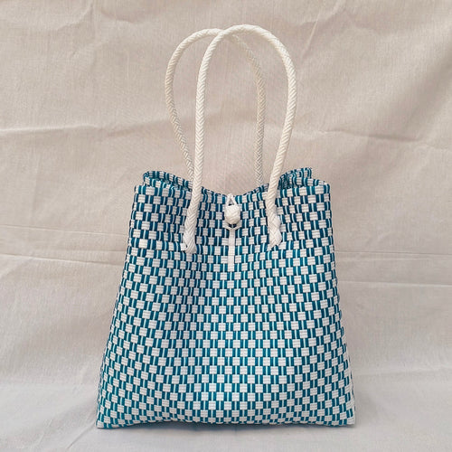 Aitutaki Tote – Coastal Blue Eco Bag from Oceania Collection
