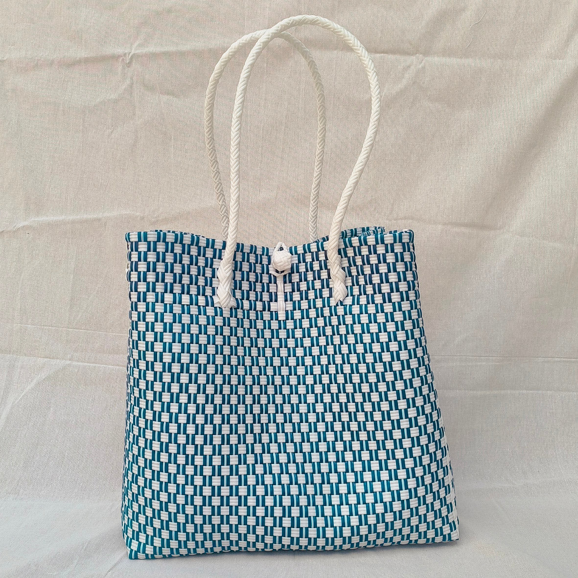 Aitutaki Tote – Coastal Blue Eco Bag from Oceania Collection