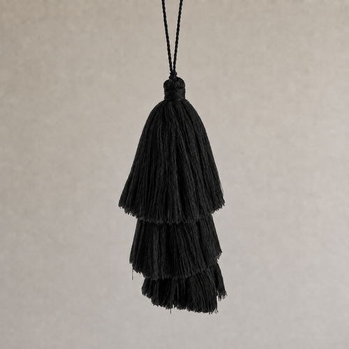 BLACK TRIPLE TIERED TURTLE TOTEM