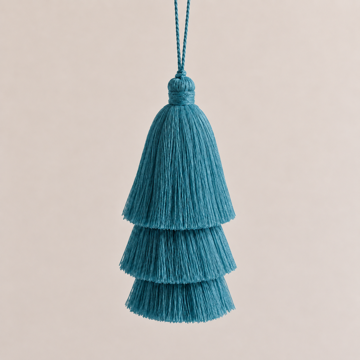 TURQUOISE TRIPLE TASSEL TOTEM