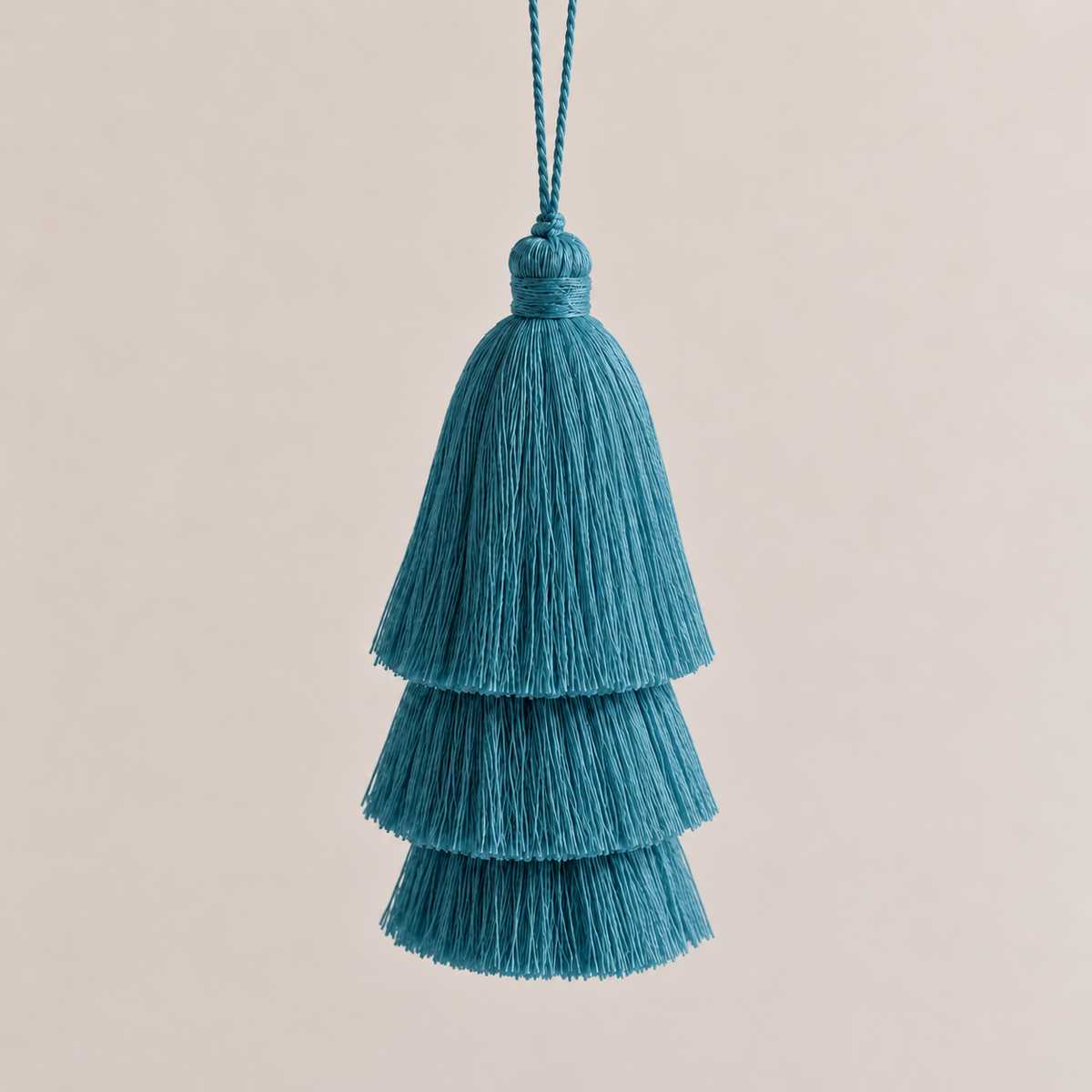 TURQUOISE TRIPLE TASSEL TOTEM