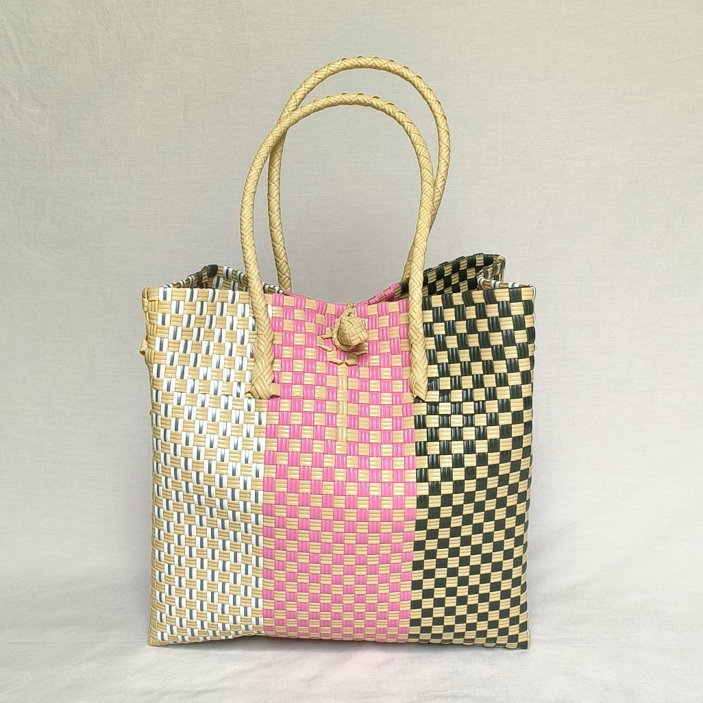 Manuka Rose Tote – Recycled Turtle Tote from Pastel Collection