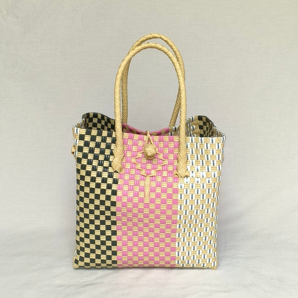 Manuka Rose Tote – Recycled Turtle Tote from Pastel Collection