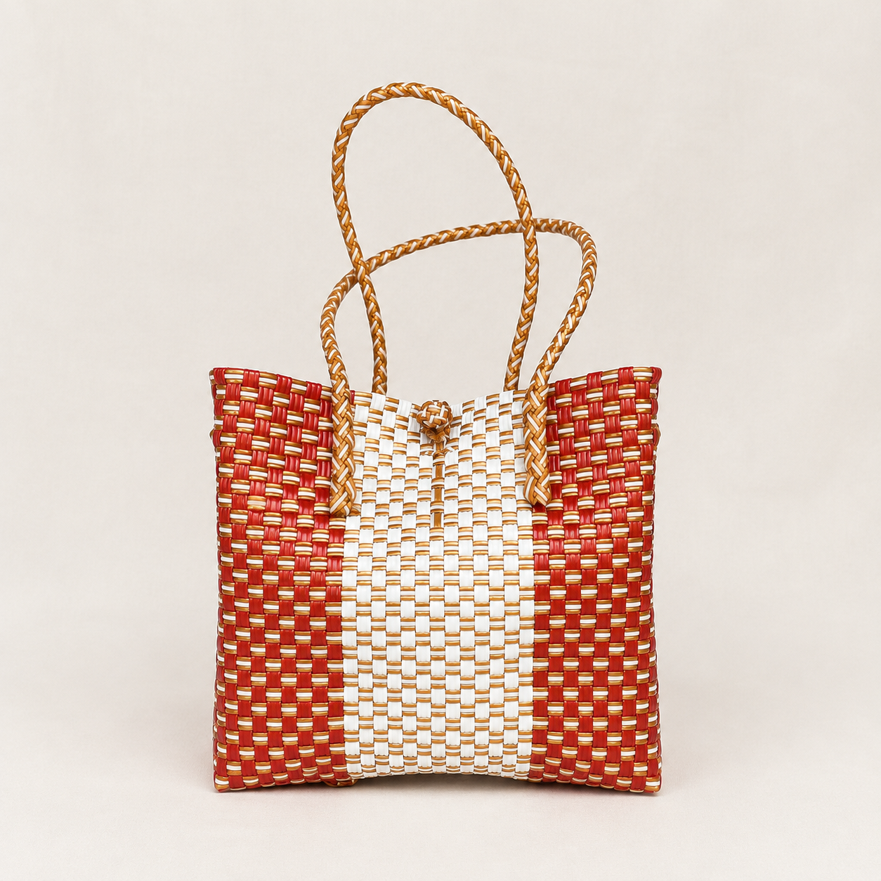 Terracotta – Chic Collection Woven Tote