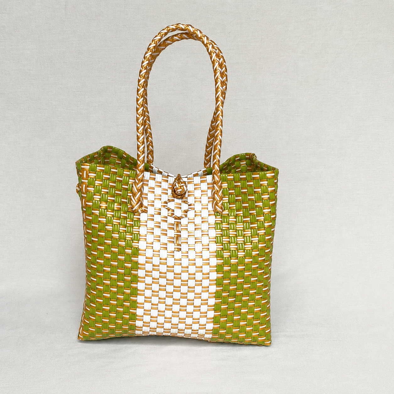 Olive Grove – Chic Collection Woven Tote