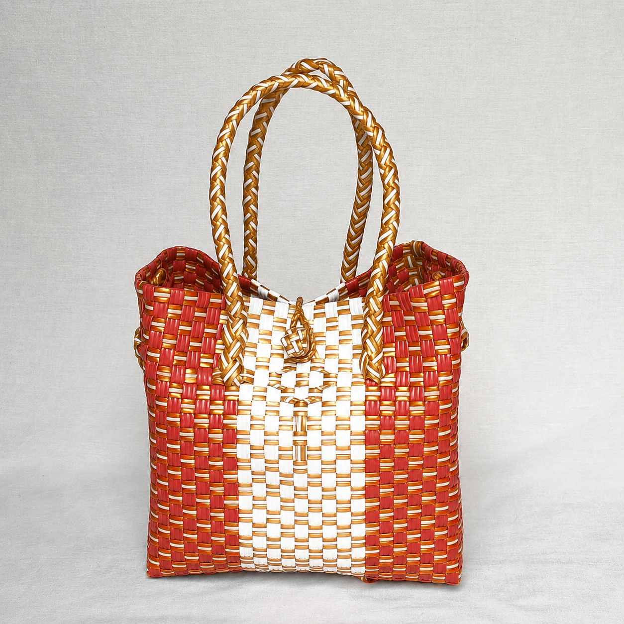 Terracotta – Chic Collection Woven Tote