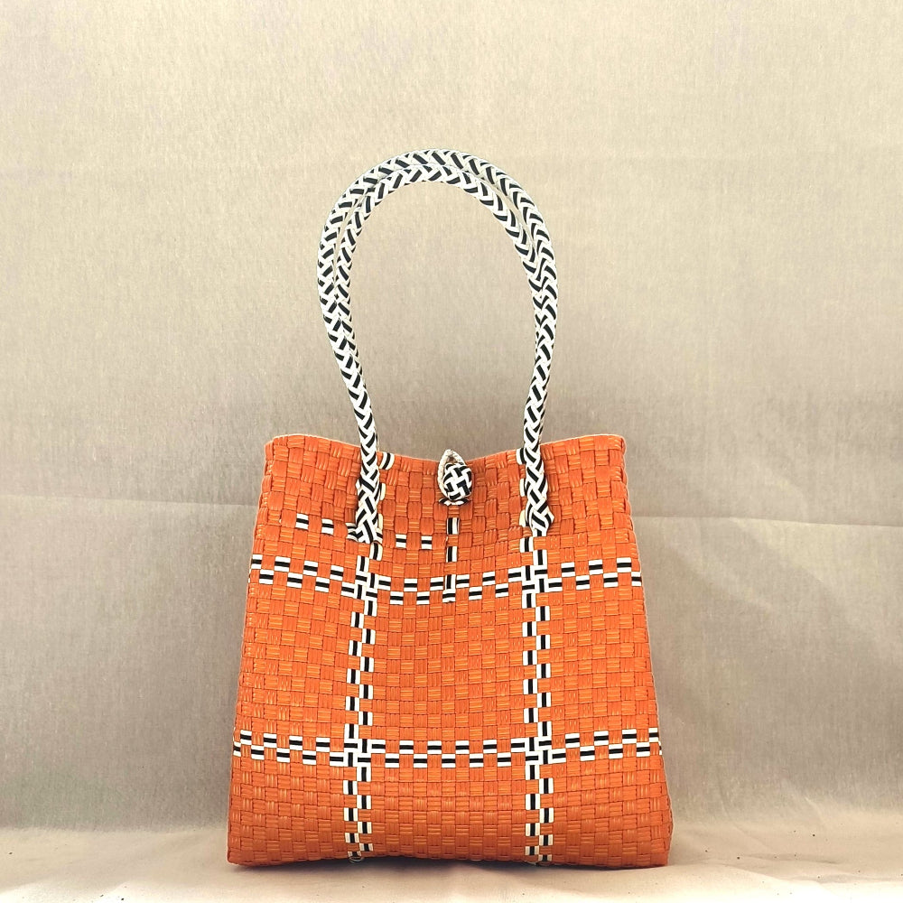 Tik Tak Orange - Vibrant Turtle Tote