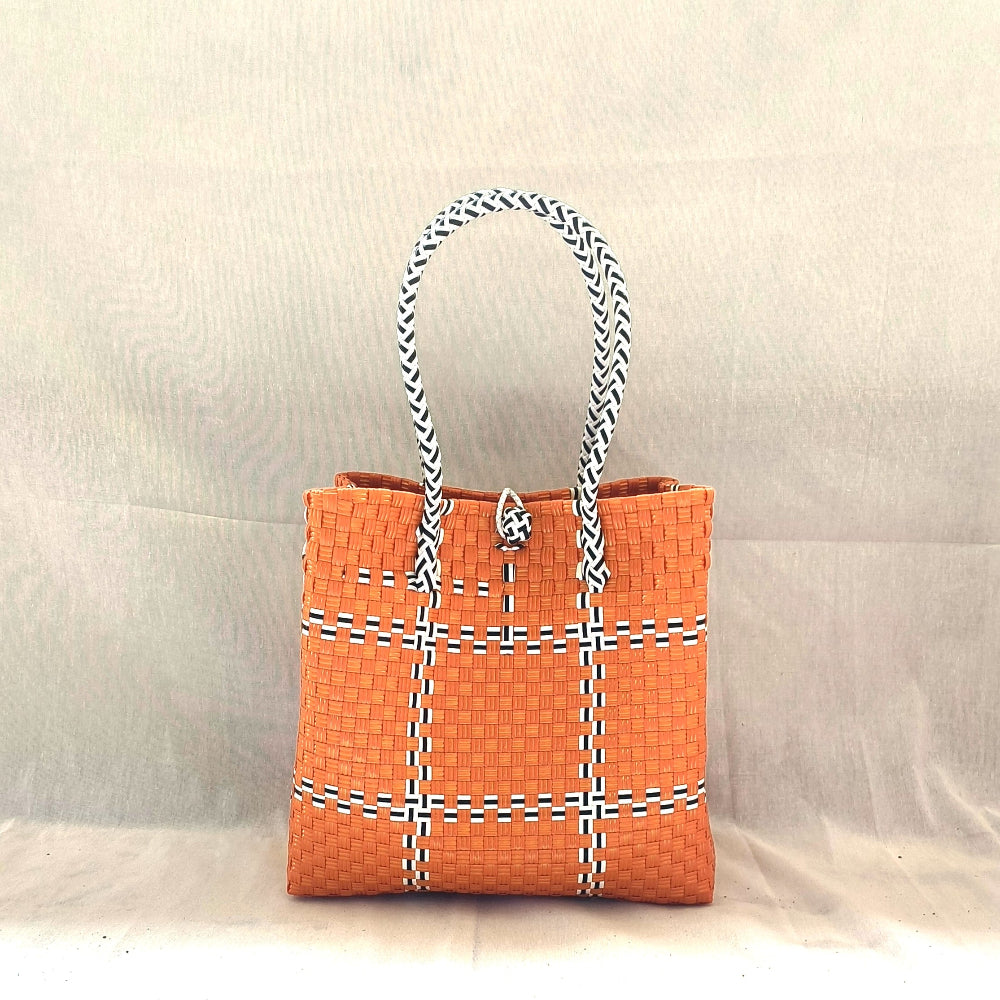 Tik Tak Orange - Vibrant Turtle Tote