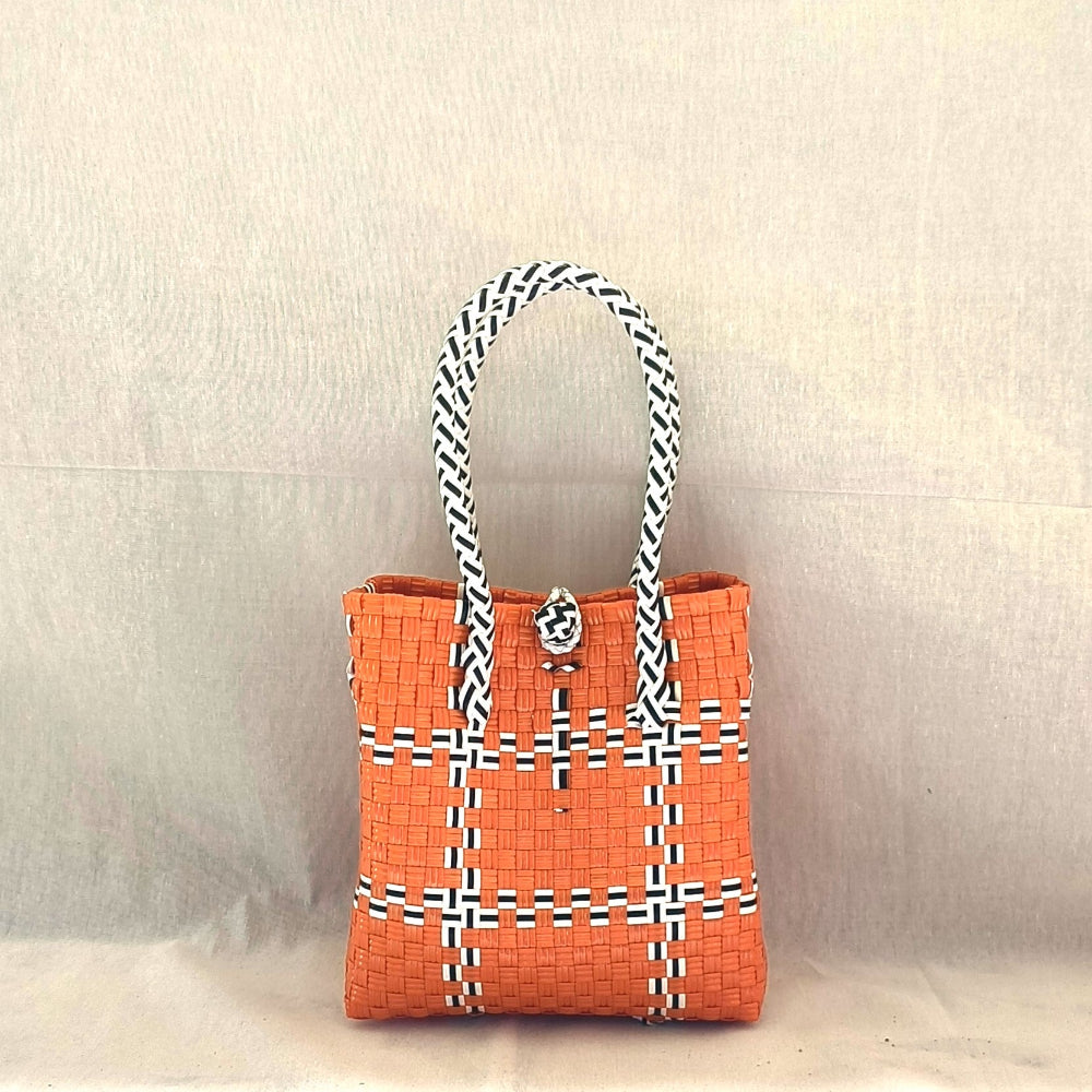 Tik Tak Orange - Vibrant Turtle Tote