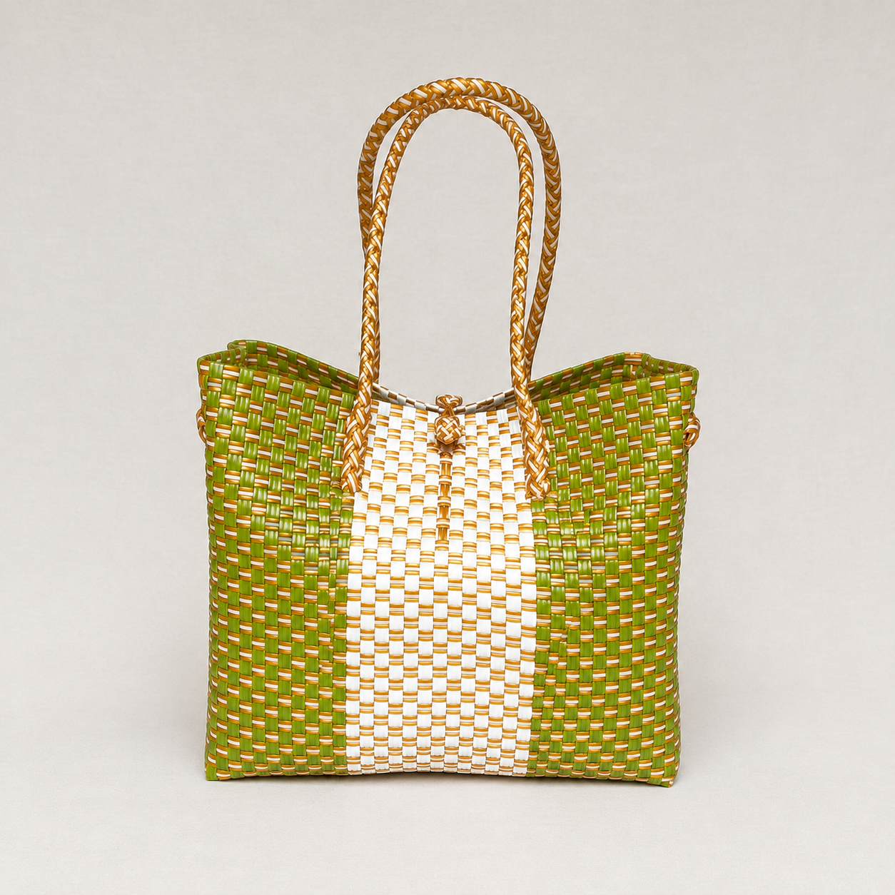 Olive Grove – Chic Collection Woven Tote