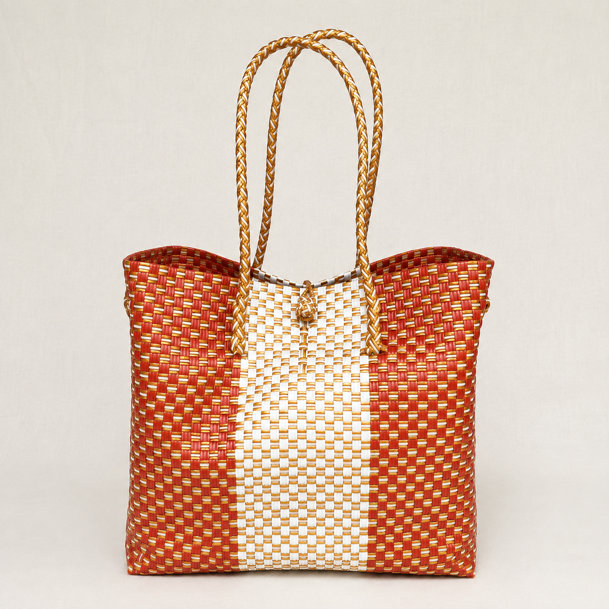 Terracotta – Chic Collection Woven Tote