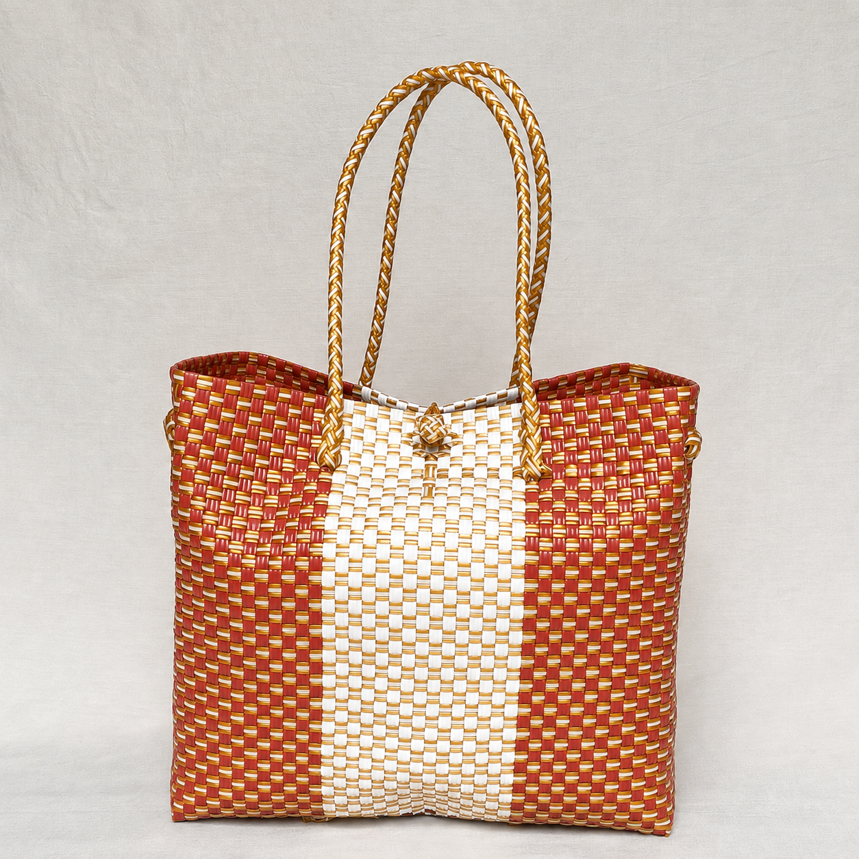 Terracotta – Chic Collection Woven Tote