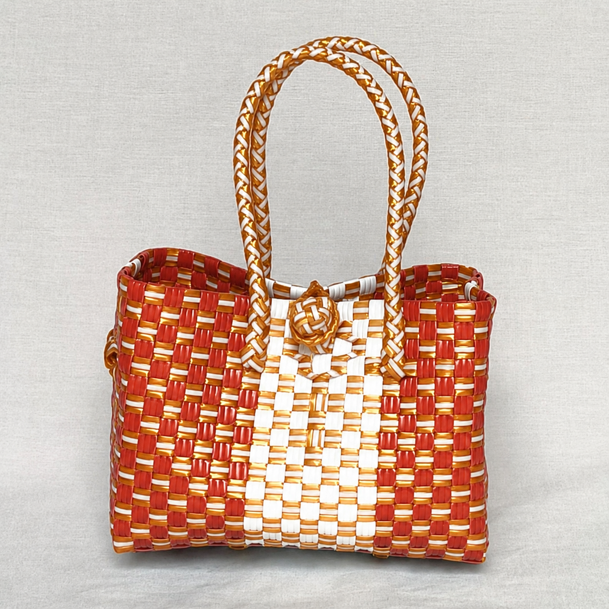Terracotta – Chic Collection Woven Tote