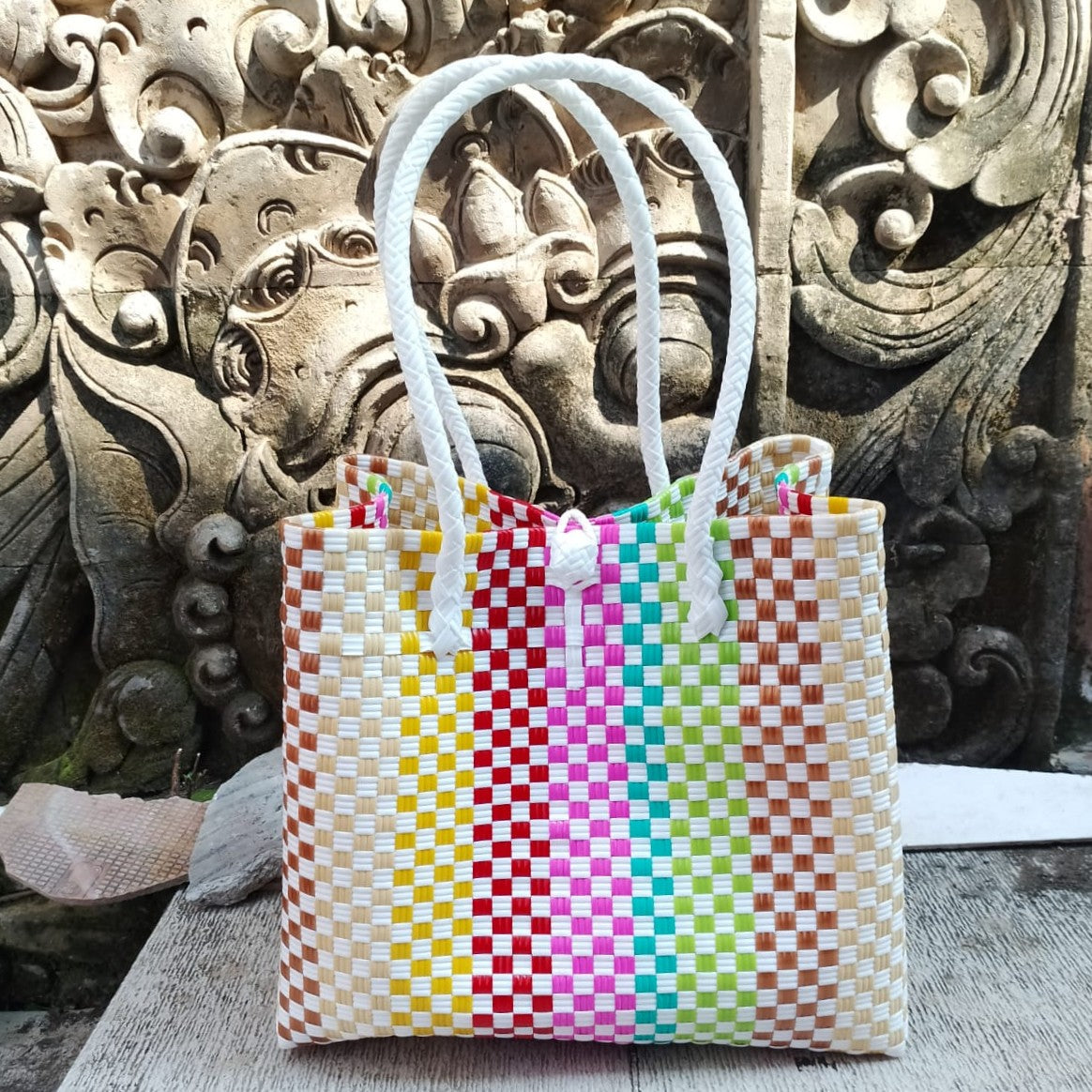Cosmic Waterfall – Tropical Stripes  from the Turtle Tote Zest Collection