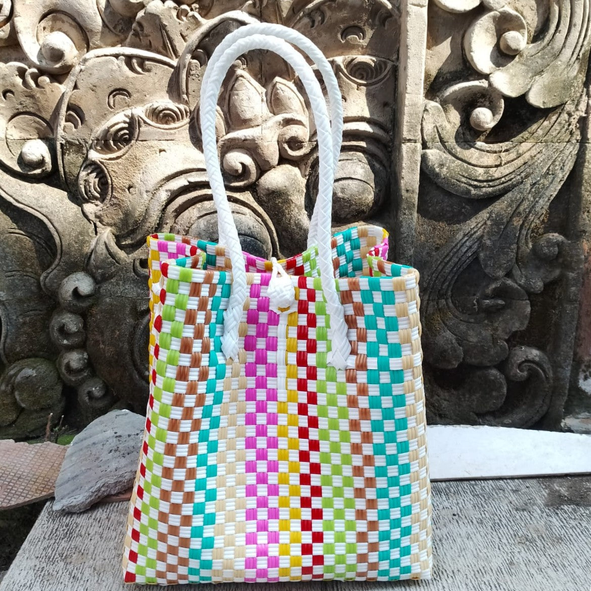 Cosmic Waterfall – Tropical Stripes  from the Turtle Tote Zest Collection
