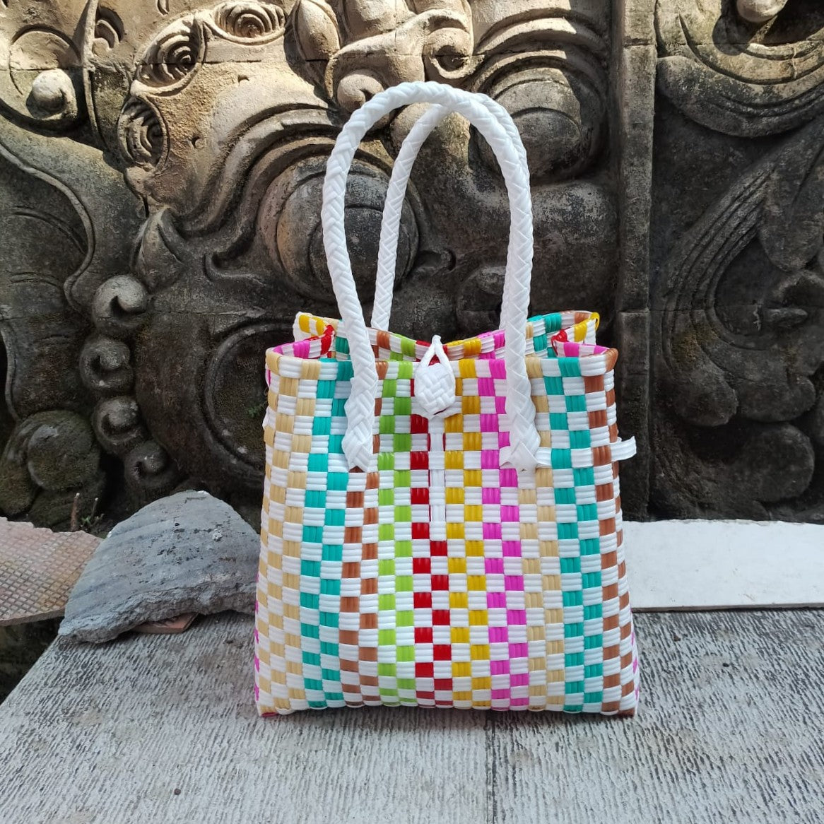 Cosmic Waterfall – Tropical Stripes  from the Turtle Tote Zest Collection