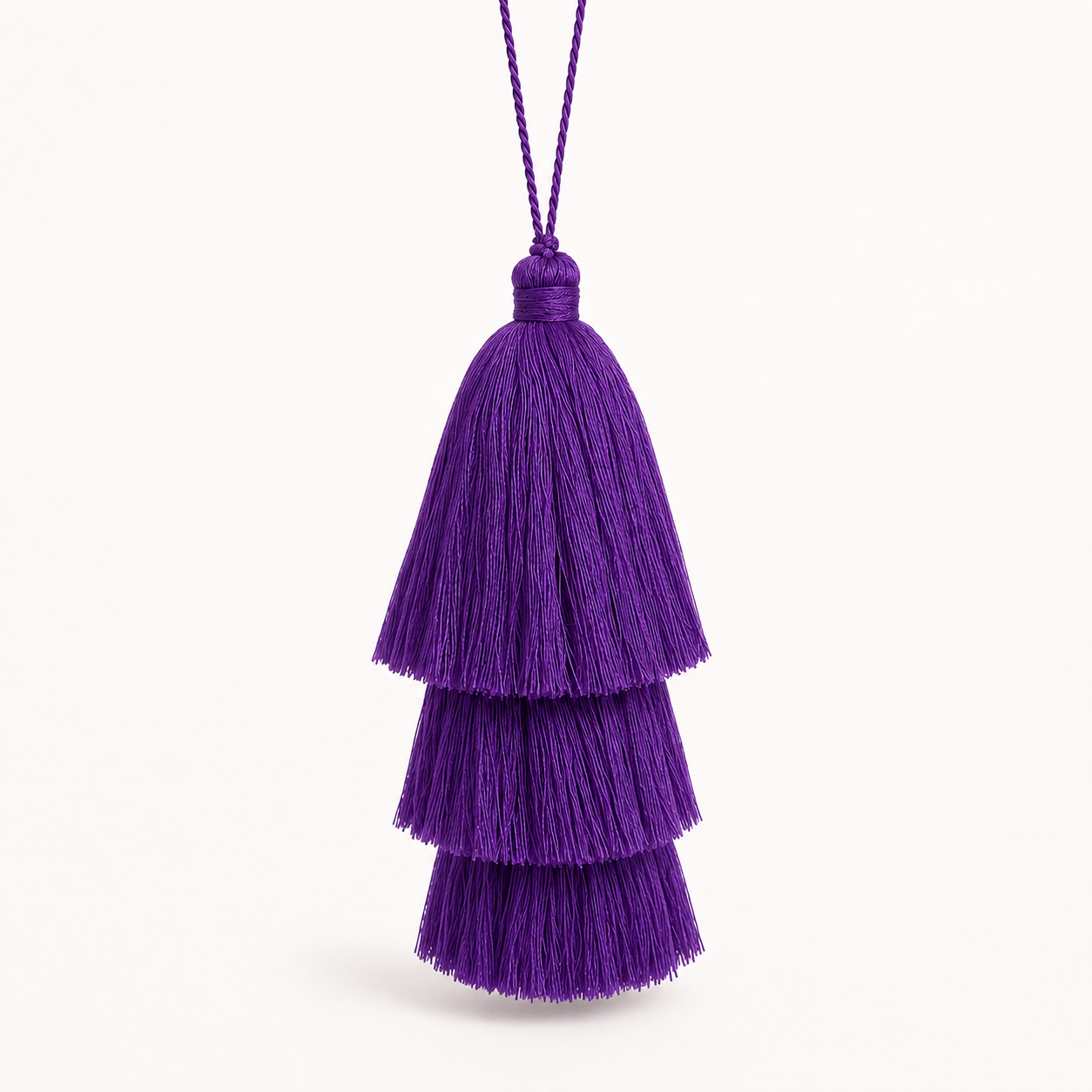 Violet Turtle Totem Tassel