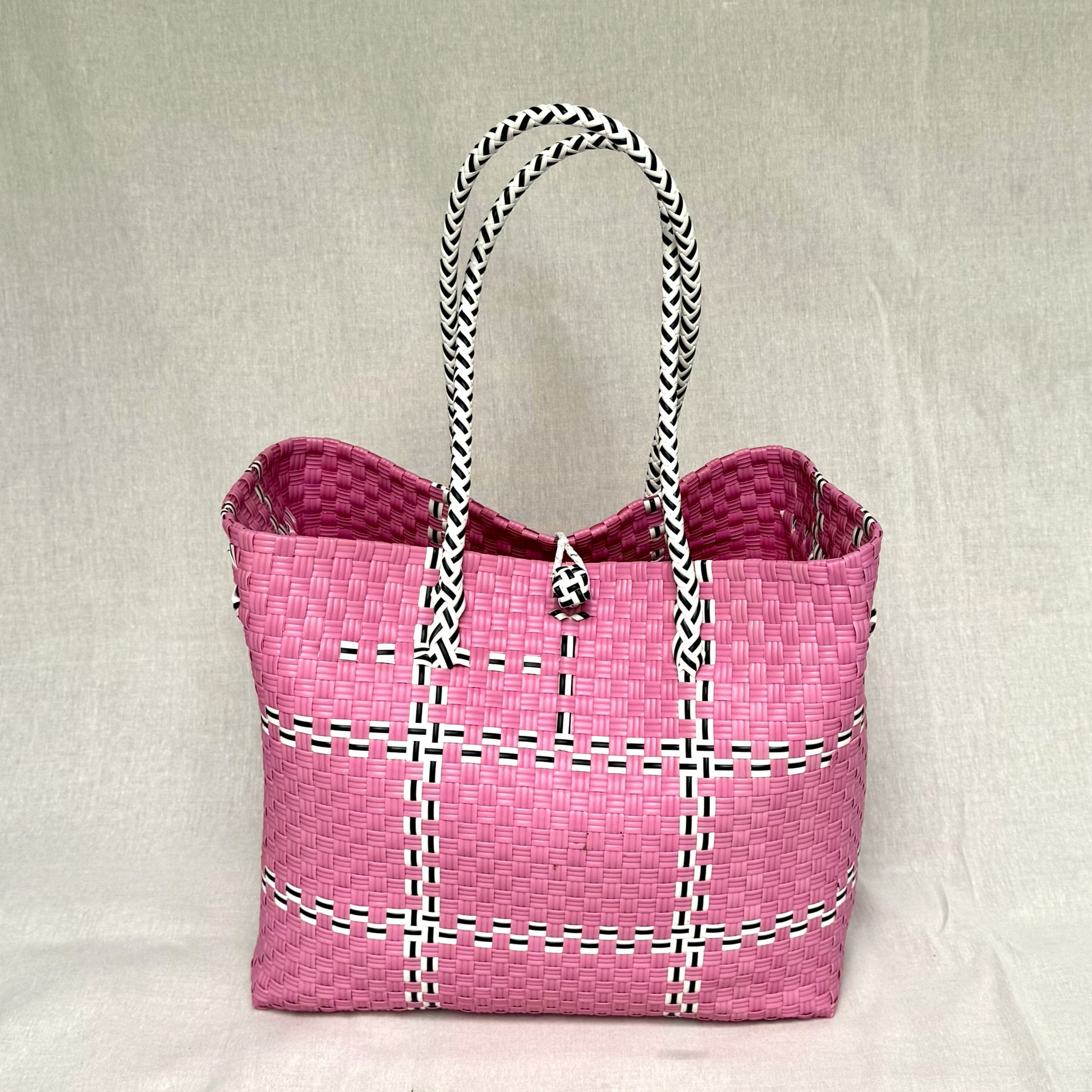 Tik Tak Pink Tote Bag — Recycled Bag from ZEST Collection